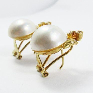 PENDIENTES AMARILLO PERLA JAPONESA