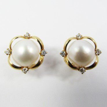 PENDIENTES AMARILLO PERLA JAPONESA