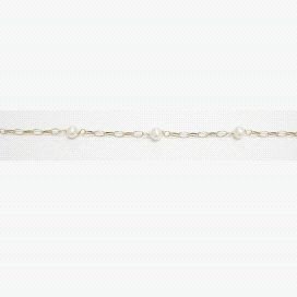 PULSERAS NIÑA ORO AMARILLO PERLA COMUNIO