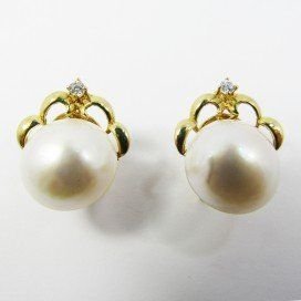 PENDIENTES AMARILLO PERLA JAPONESA