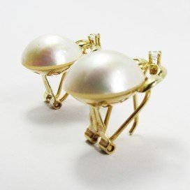 PENDIENTES AMARILLO PERLA JAPONESA