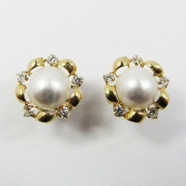 PENDIENTES AMARILLO PERLA JAPONESA