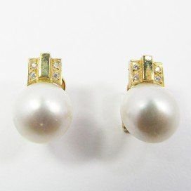 PENDIENTES AMARILLO PERLA JAPONESA