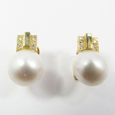 PENDIENTES AMARILLO PERLA JAPONESA
