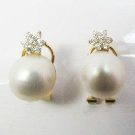 PENDIENTES AMARILLO PERLA JAPONESA