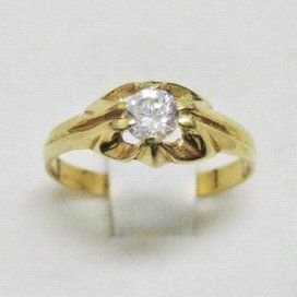 SOLITARIO  BEBE ORO AMARILLO