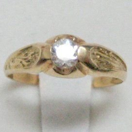 SOLITARIO  BEBE ORO AMARILLO