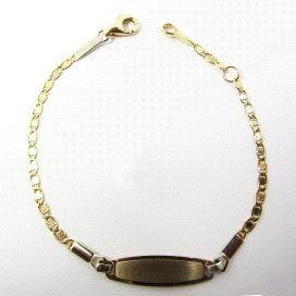 ESCLAVAS NIÑ@ ORO BICOLOR ITALIANO LISO