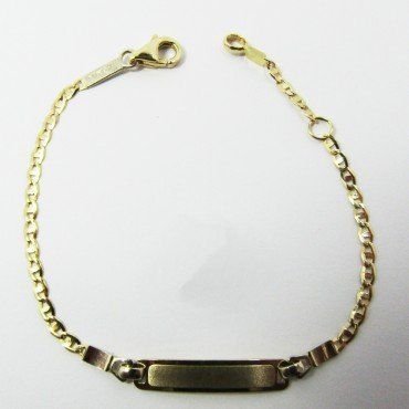 ESCLAVAS NIÑ@ ORO BICOLOR ITALIANO LISO