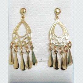 PENDIENTES ORO AMARILLO ITALIANO