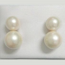 PENDIENTES ORO AMARILLO PERLA