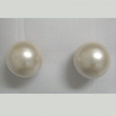 PENDIENTES ORO AMARILLO PERLA