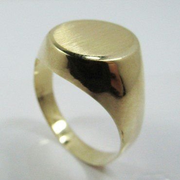 SELLO CABALLERO ORO AMARILLO SEMI HUECO