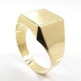 SELLO CABALLERO ORO AMARILLO SEMI HUECO