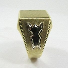 SELLO CABALLERO BICOLOR SEMI HUECO