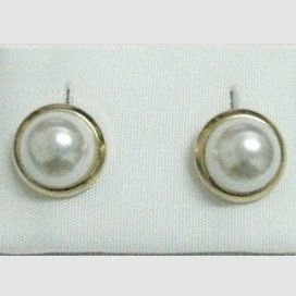 PENDIENTES ORO AMARILLO PERLA