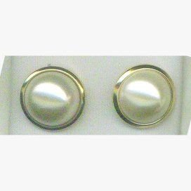 PENDIENTES ORO AMARILLO PERLA