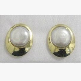 PENDIENTES ORO AMARILLO PERLA