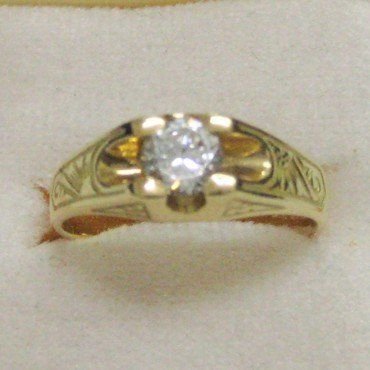 SOLITARIO CABALLERO ORO AMARILLO