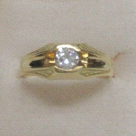 SOLITARIO CABALLERO ORO AMARILLO