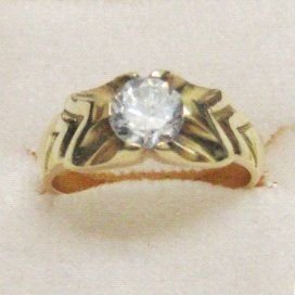 SOLITARIO CABALLERO ORO AMARILLO