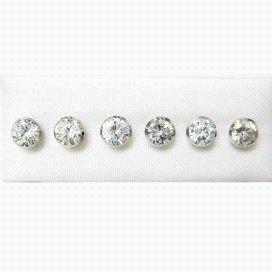 PENDIENTES ORO BLANCO PIEDRA