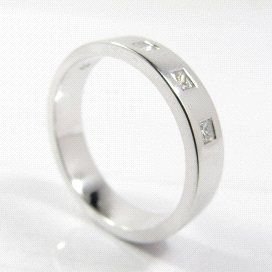 SORTIJA ORO BLANCO BRILLANTES