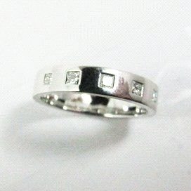 SORTIJA ORO BLANCO BRILLANTES
