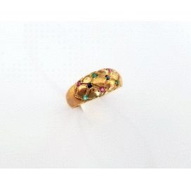 SORTIJA ORO AMARILLO PIEDRA