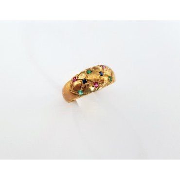 SORTIJA ORO AMARILLO PIEDRA