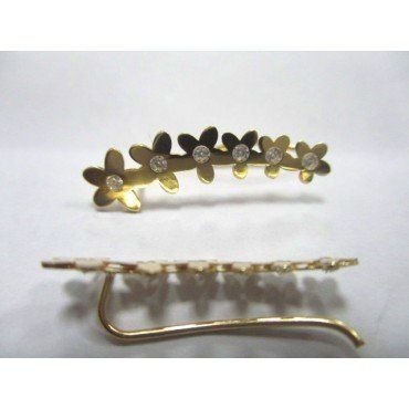 PENDIENTES NIÑA ORO AMARILLO PIEDRA