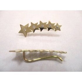 PENDIENTES NIÑA ORO AMARILLO PIEDRA