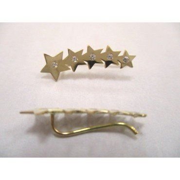PENDIENTES NIÑA ORO AMARILLO PIEDRA
