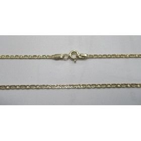 3CADENAS AMARILLO 50 CM BARCO PLANO ENTRELAZADO                       