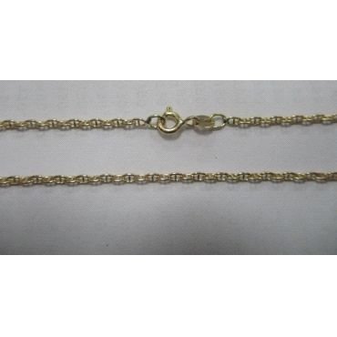 CADENAS AMARILLO 50 CM BARCO TUBO FINO HILO                           