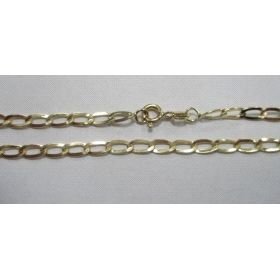 CADENAS AMARILLO 45 CM BILBAO PLANA HUECA  3M/M                       