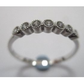 SORTIJA ORO BLANCO PIEDRA                                             