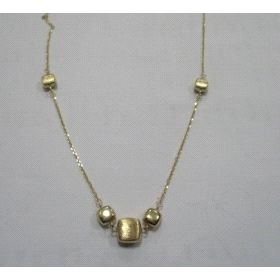 GARGANTILLA ORO AMARILLO 45CM FORZADA MOTIVOS                         