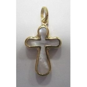 CRUZ ORO AMARILLO PIEDRA NACAR                                        
