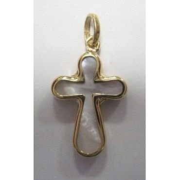 CRUZ ORO AMARILLO PIEDRA NACAR                                        