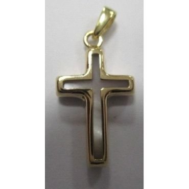 CRUZ ORO AMARILLO PIEDRA NACAR  1.5 X1                                