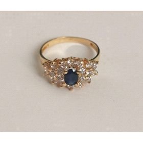 SORTIJA ORO AMARILLO PIEDRA                                           