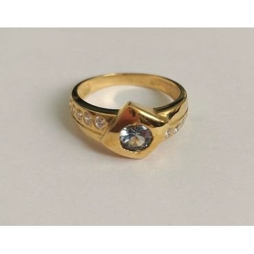 SORTIJA ORO AMARILLO PIEDRA                                           