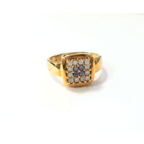 SORTIJA ORO AMARILLO PIEDRA                                           