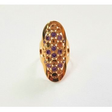 SORTIJA ORO AMARILLO PIEDRA                                           