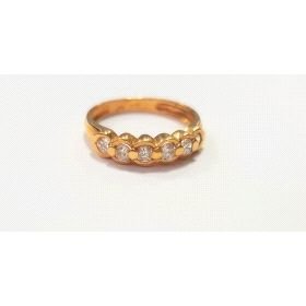 SORTIJA ORO AMARILLO PIEDRA                                           