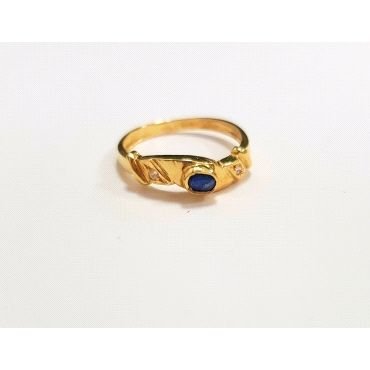 SORTIJA ORO AMARILLO PIEDRA                                           