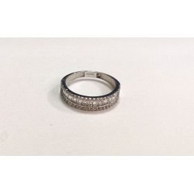 SORTIJA ORO BLANCO PIEDRA                                             