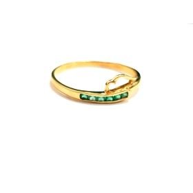 SORTIJA ORO AMARILLO PIEDRA                                           