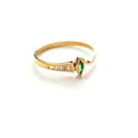 SORTIJA ORO AMARILLO PIEDRA                                           